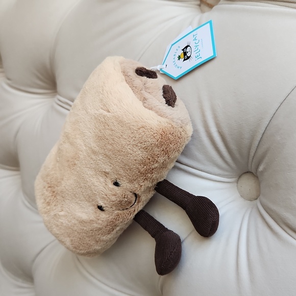 Jellycat Amuseable Pain Au Chocolat Soft & Plush 4x6" NWT - Picture 6 of 8